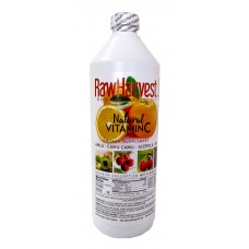 RawHarvest Natural Liquid Vitamin C with Rose Hip, Amla,Camu Camu, Acerola, 25 Oz